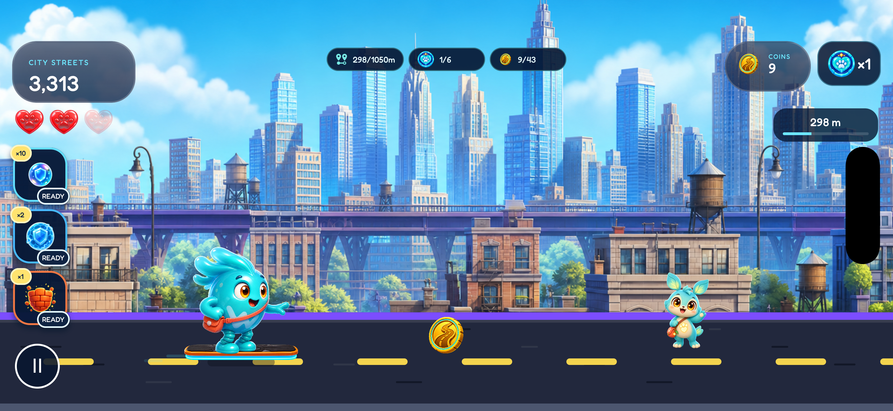 Ready for the route during RoadWiZ gameplay